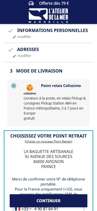 Processus d'achat optimisé